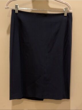 Theory Navy Pencil Skirt